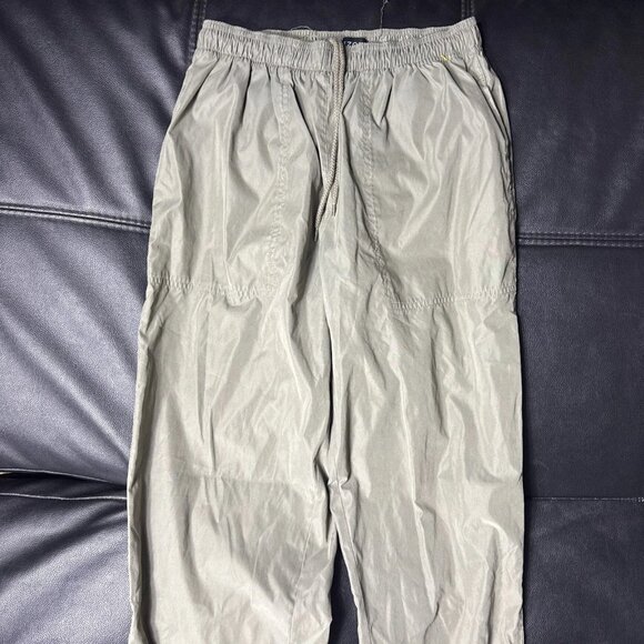 IZOD Men's Windbreaker Golf Pants Green Ankle Zipper Drawstring Active Size M - Picture 3 of 13